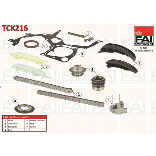 TCK216 - Timing Chain Kit 