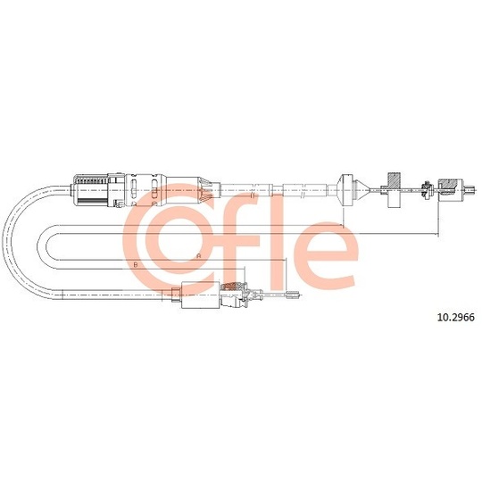 10.2966 - Clutch Cable 