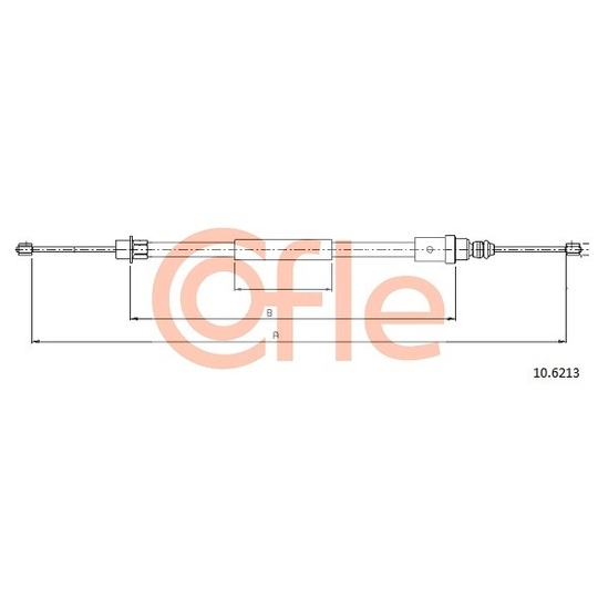 10.6213 - Cable, parking brake 