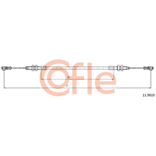 11.9610 - Accelerator Cable 