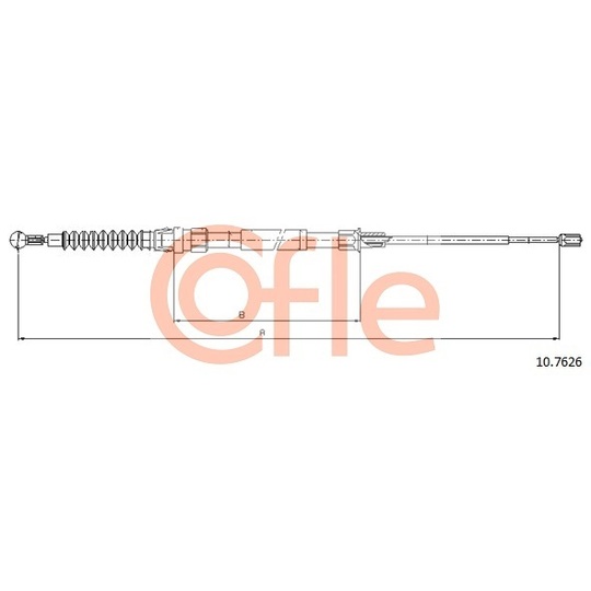 10.7626 - Cable, parking brake 