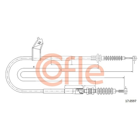 17.0597 - Cable, parking brake 