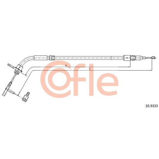 10.9333 - Cable, parking brake 