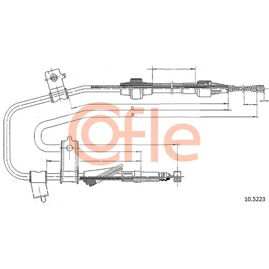 10.5223 - Cable, parking brake 