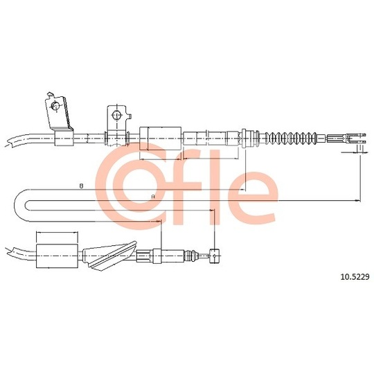 10.5229 - Cable, parking brake 