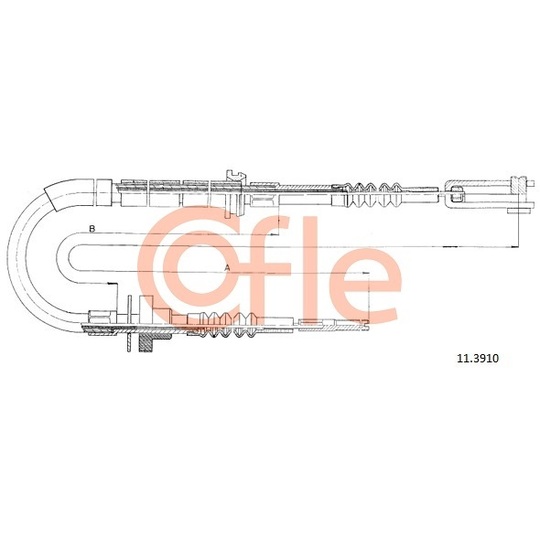 11.3910 - Clutch Cable 