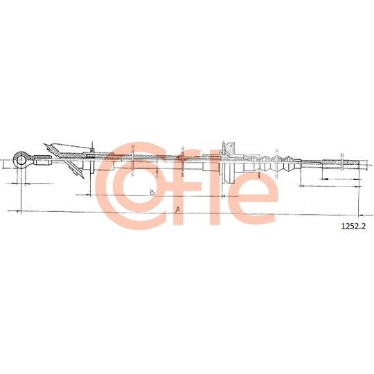 1252.2 - Clutch Cable 