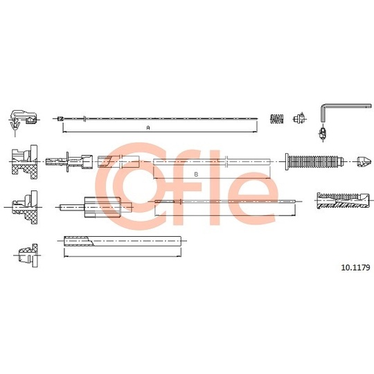 10.1179 - Accelerator Cable 