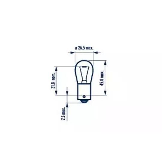 17643 - Bulb, auxiliary stop light 