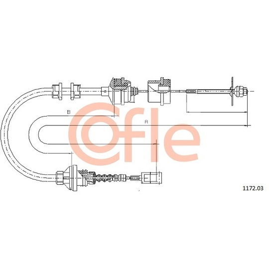 1172.03 - Clutch Cable 