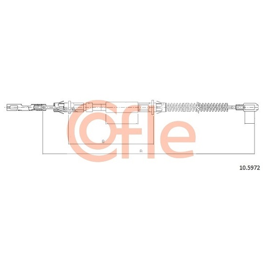 10.5972 - Cable, parking brake 