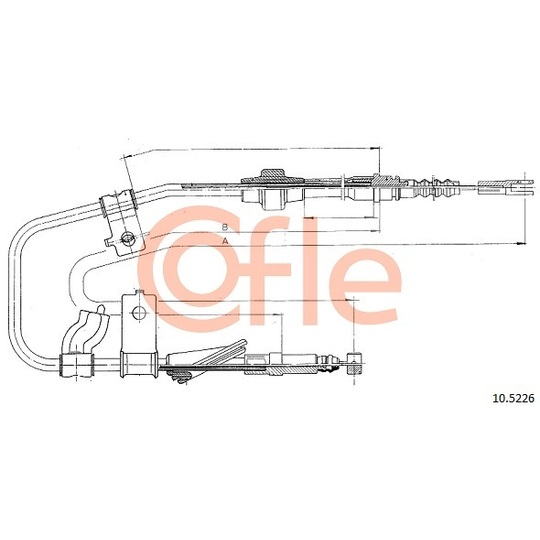 10.5226 - Cable, parking brake 