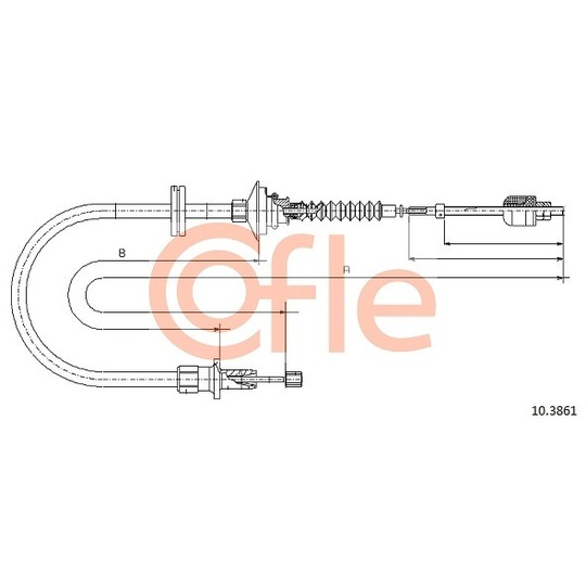 10.3861 - Clutch Cable 