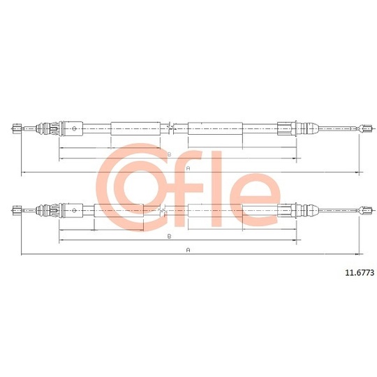 11.6773 - Cable, parking brake 