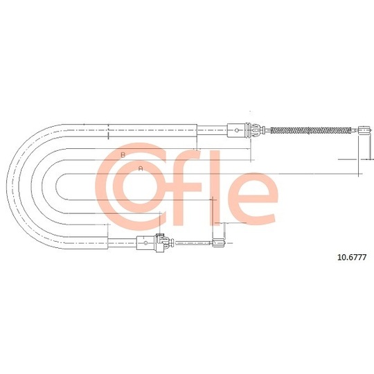 10.6777 - Cable, parking brake 