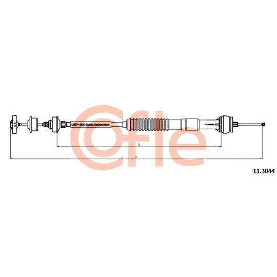 11.3044 - Clutch Cable 