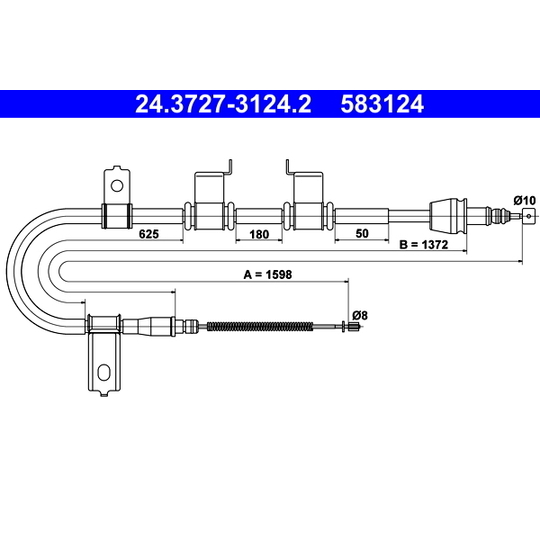 24.3727-3124.2 - Tross, seisupidur 