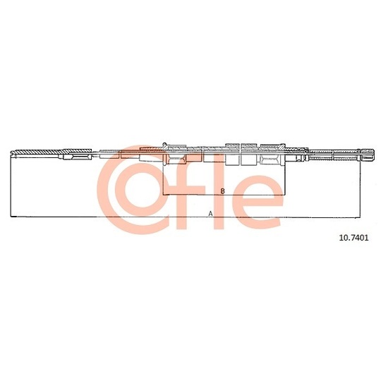 10.7401 - Cable, parking brake 