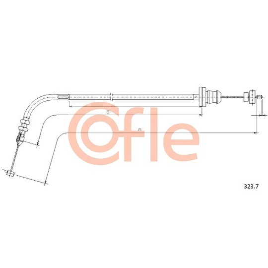 323.7 - Accelerator Cable 