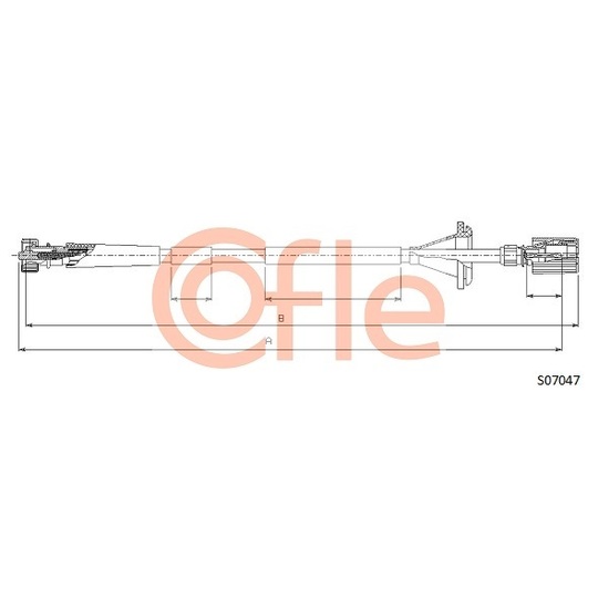 S07047 - Tacho Shaft 