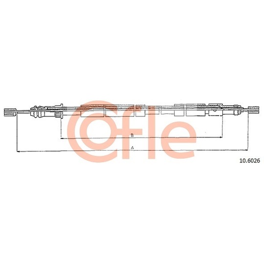 10.6026 - Cable, parking brake 