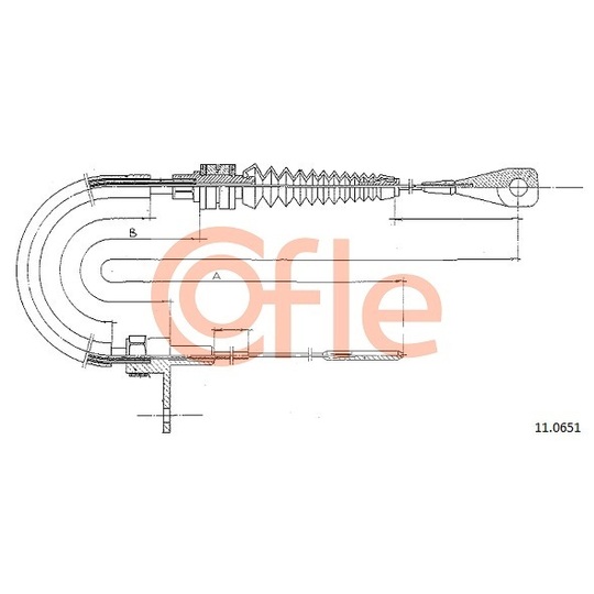 11.0651 - Accelerator Cable 