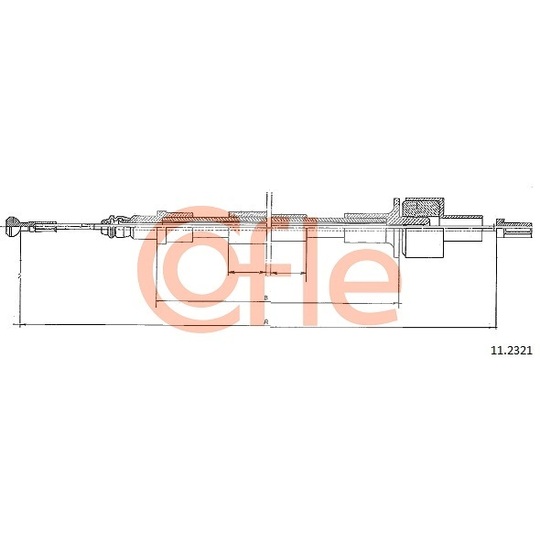 11.2321 - Clutch Cable 