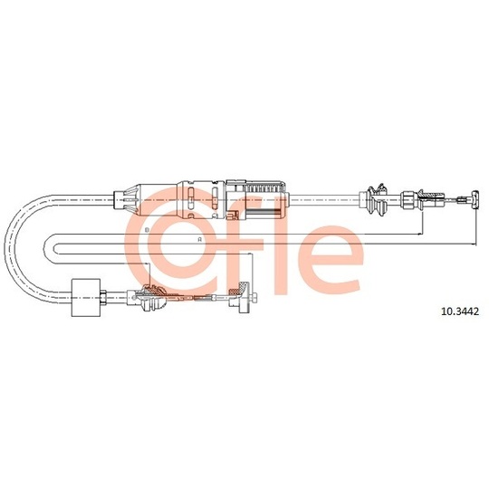 10.3442 - Clutch Cable 