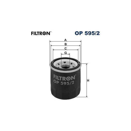 OP 595/2 - Oil filter 