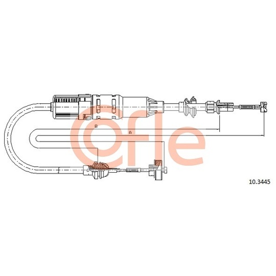 10.3445 - Clutch Cable 