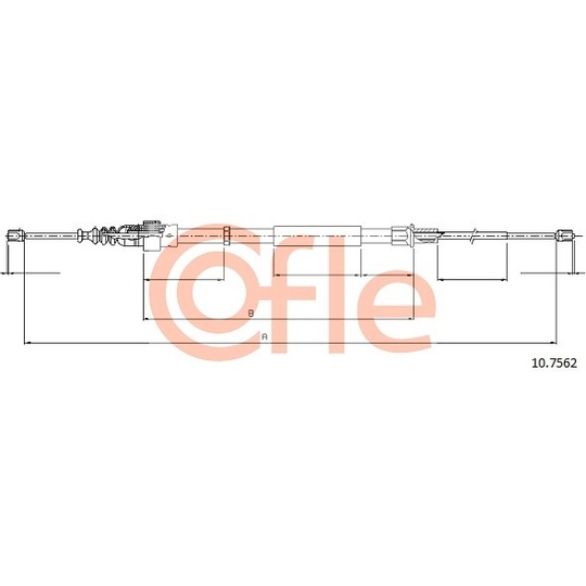 10.7562 - Cable, parking brake 