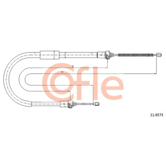 11.6573 - Cable, parking brake 