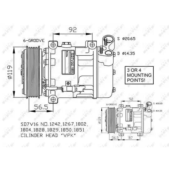 32270G - Kompressori, ilmastointilaite 