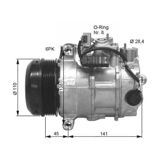 32676G - Compressor, air conditioning 
