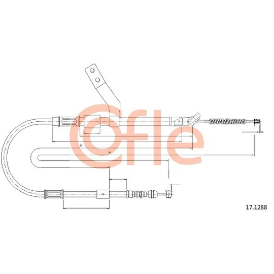 17.1288 - Cable, parking brake 