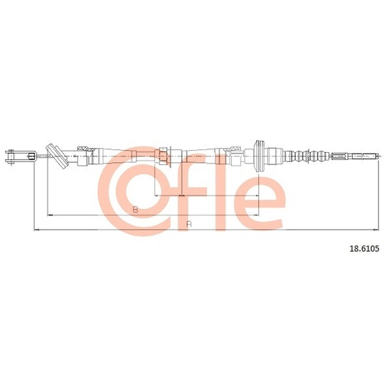 18.6105 - Clutch Cable 