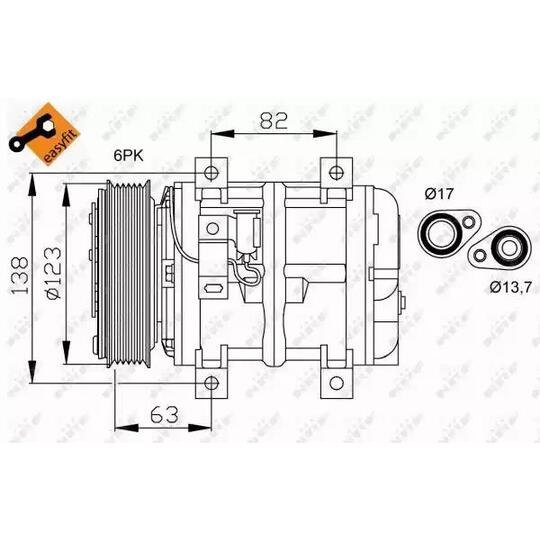 32112G - Kompressor, klimatanläggning 