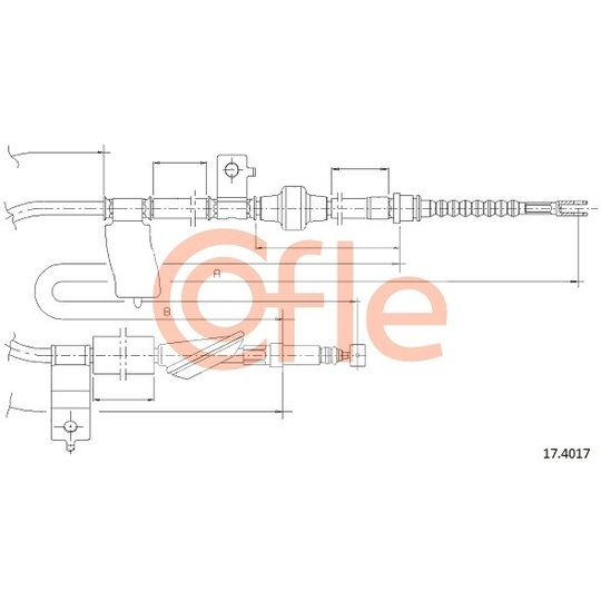 17.4017 - Cable, parking brake 