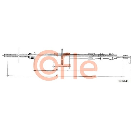 10.6441 - Cable, parking brake 