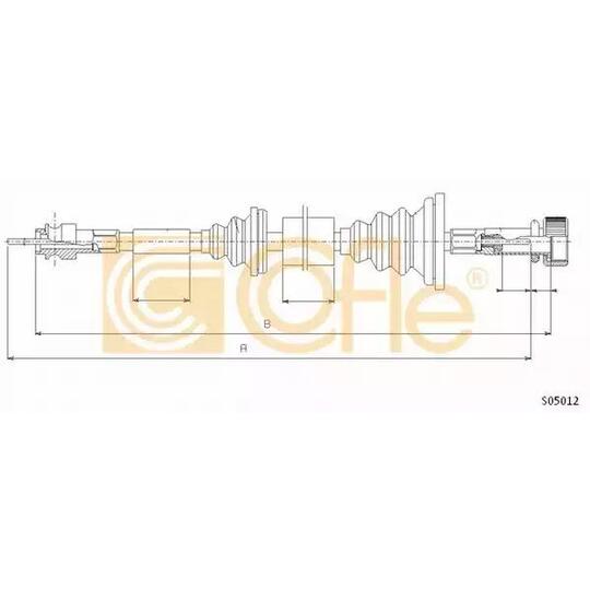 S05012 - Tacho Shaft 