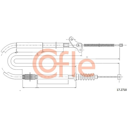 17.2718 - Cable, parking brake 