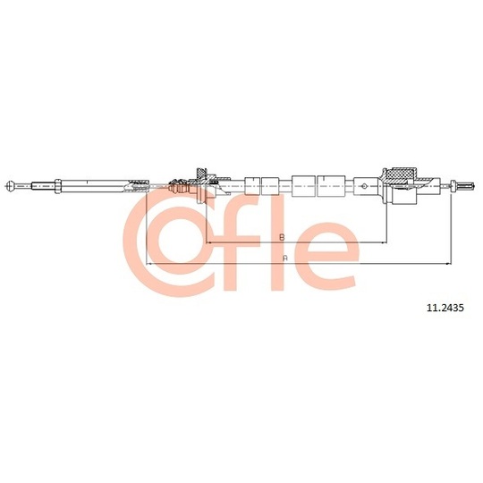 11.2435 - Clutch Cable 