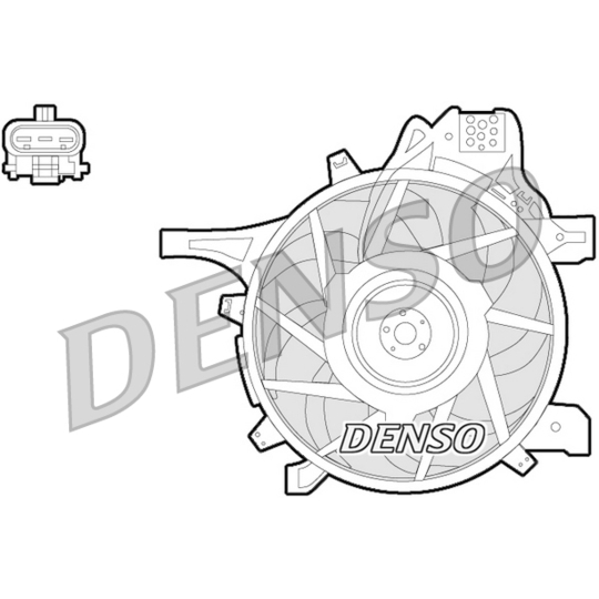 DER20012 - Fan, radiator 