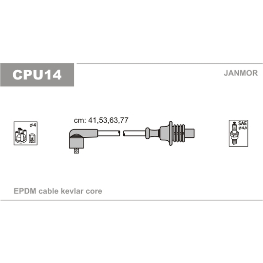 CPU14 - Ignition Cable Kit 