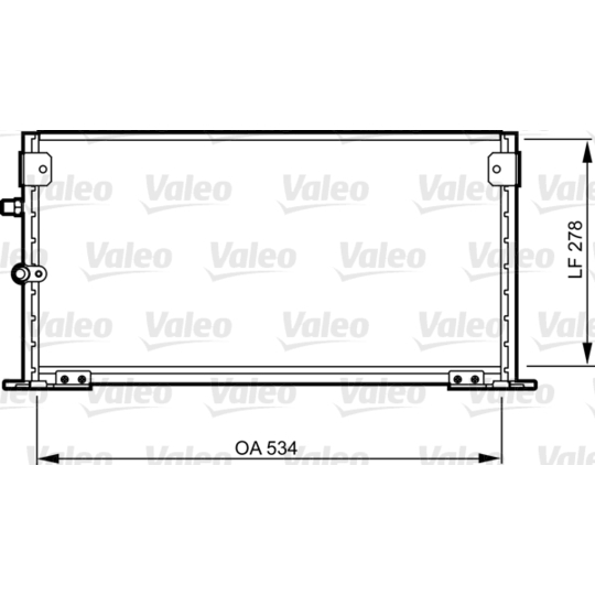 814308 - Condenser, air conditioning 