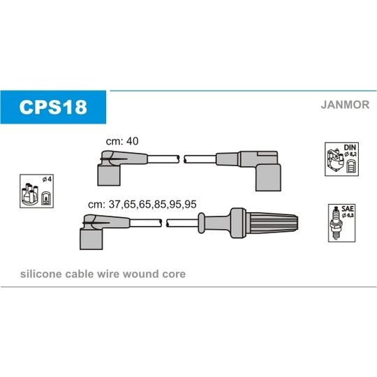 CPS18 - Ignition Cable Kit 