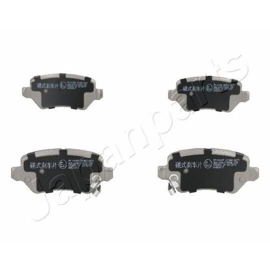 PP-K12AF - Brake Pad Set, disc brake 