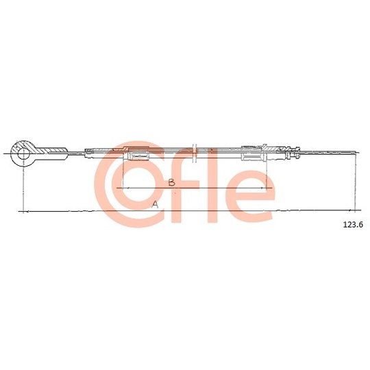 123.6 - Accelerator Cable 
