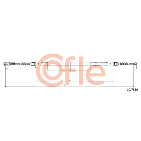 10.7559 - Cable, parking brake 