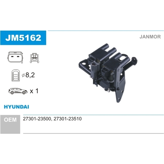 JM5162 - Ignition coil 